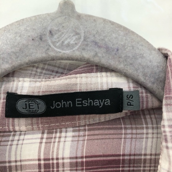 JET John eshaya Open-Back Plaid Blouse - Picture 8 of 8